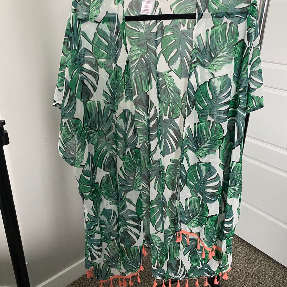 Palm Print Cover-Up